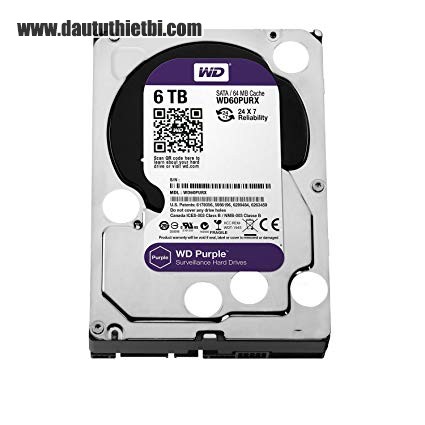 Ổ cứng lưu trữ Western Purple 6TB