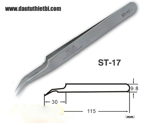 Nhíp ST-17 thép inox chống gỉ chính xác cao